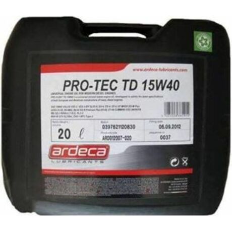 ARDECA PRO-TEC TD 15W40 - 20L
