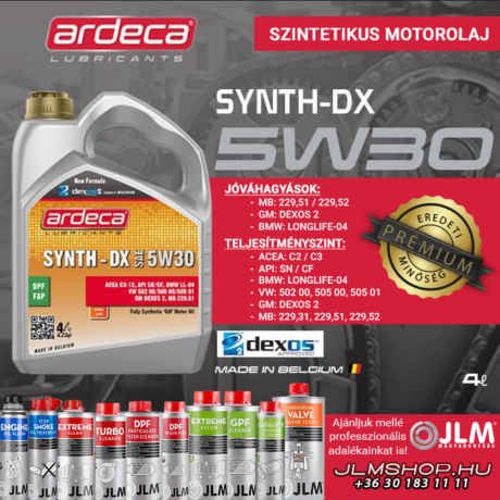 ARDECA SYNTH-DX 5W30 - 4L - DEXOS II
